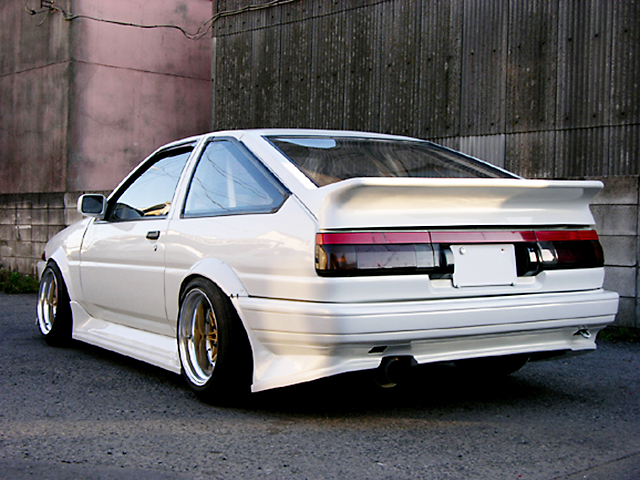 ae86 dumped jdm low offset slammed toyota trueno tucked